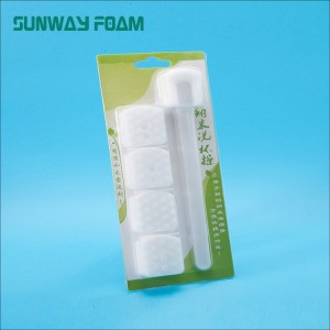 Sunway Customized High Quality Products Kitchen Usage Magic Bottle Dish Foam Sponge Brush